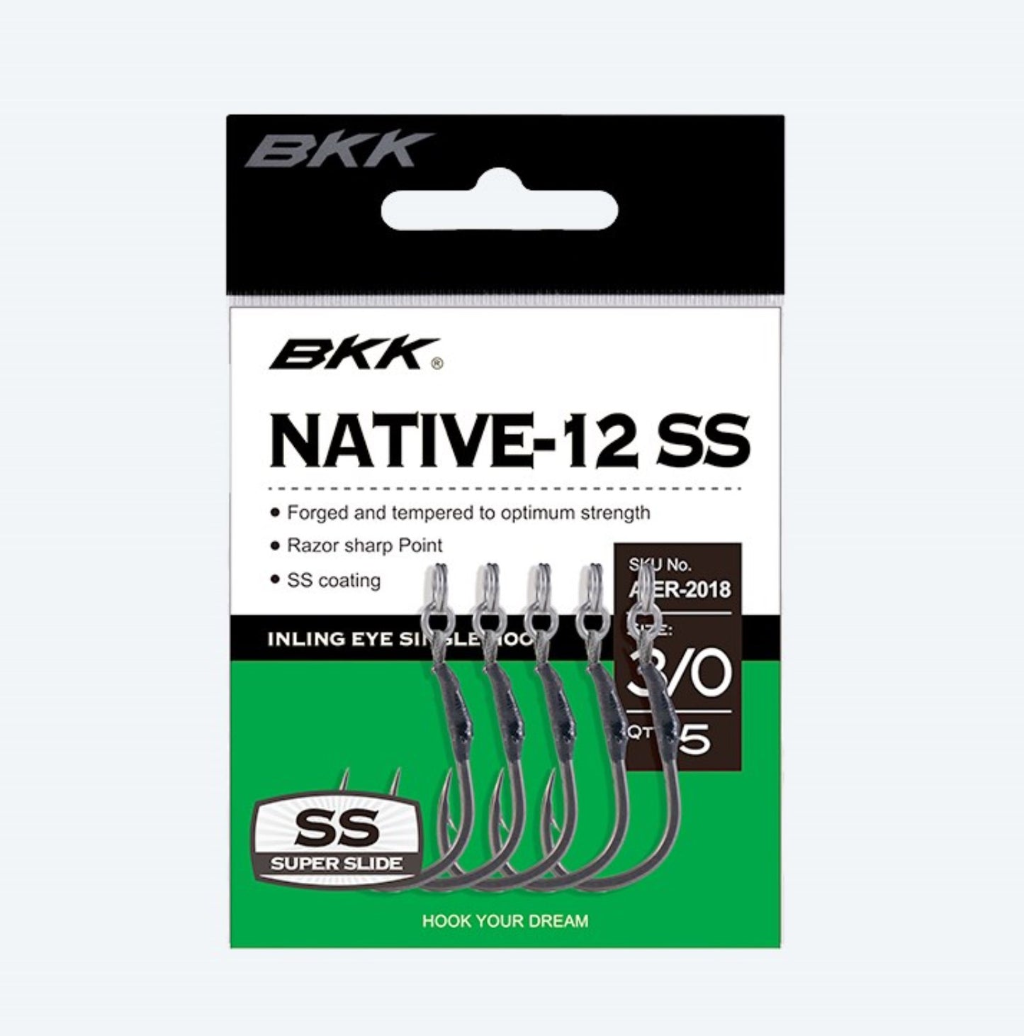 BKK Native-12 SS Lure Assist Single Hook #6
