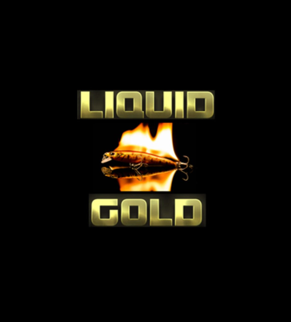 Liquid Gold 65mm Minnow - Black Tye