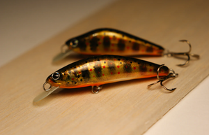 PAN Handmade Lures 72mm 8g Sinking - Golden Brown Trout