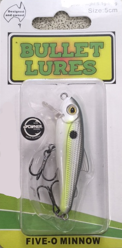 Bullet Lures Five-O Minnow Suspending + Rattling (Shad)