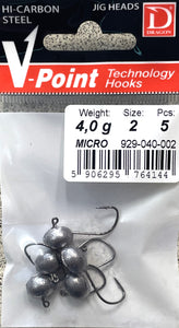 Dragon Jig Head V-Point Micro - Hook #2 / 4.0g