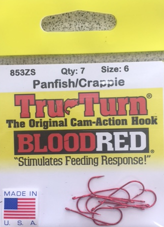 Tru-Turn Hooks - Aberdeen Blood Red (Size #6)