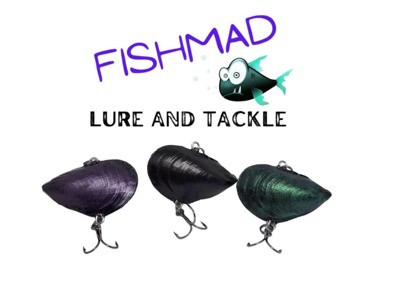 Fishmad Mussel Lure - Natural Black - Small – Trophy Trout Lures and Fly  Fishing