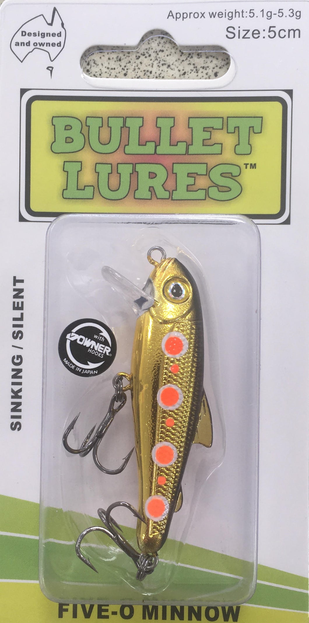 Bullet Lures Five-O Minnow Sinking (Spawning Brown Trout)