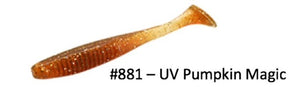 Bait Breath E.T Shad 2.8" - UV Pumpkin Magic