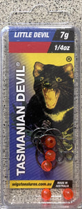 Tasmanian Devil In-Line Single Hook 5pk -  #4 (WE4)