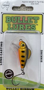 Bullet Lures - Bullet Minnow (Yellow Pearl)