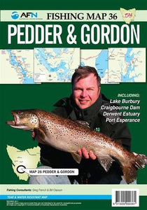 Tasmania Pedder & Gordon : AFN Fishing Map 36